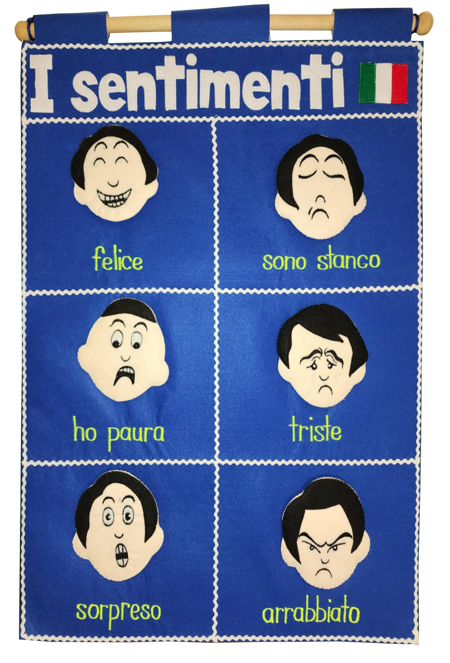 Italian Language Wall Charts - 3 Set