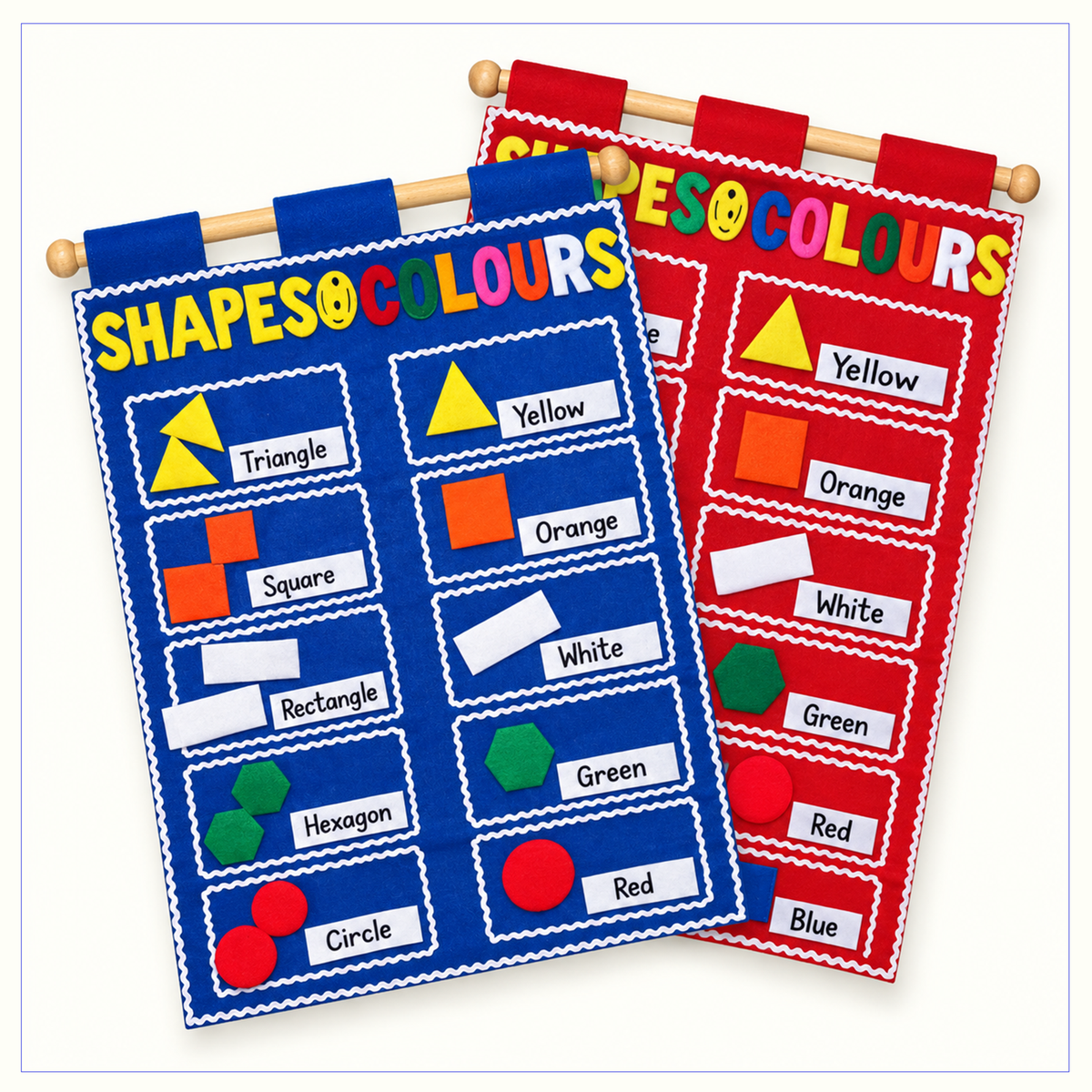 Shapes & Colours - Fabric Wall Chart