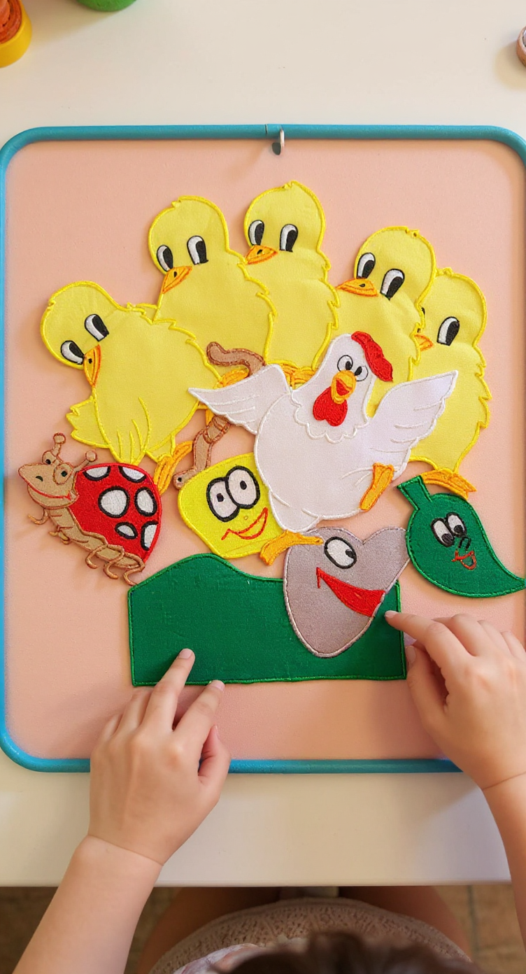 Five Little Chickens - Felt Board Story