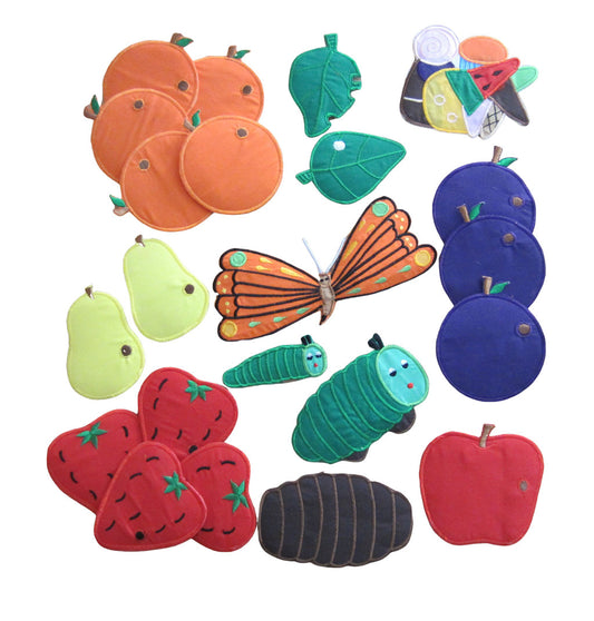 A Very Hungry Caterpillar - Felt Board Story - Life Cycle of a Caterpillar.