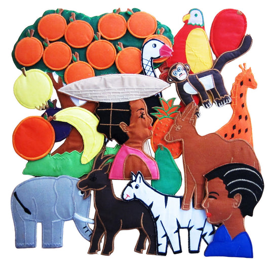 Handa's Surprise - Felt Board Story - Multi Cultural