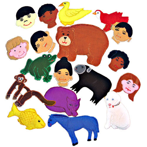 Brown Bear Brown Bear - Felt Board Story - Rhyming Story