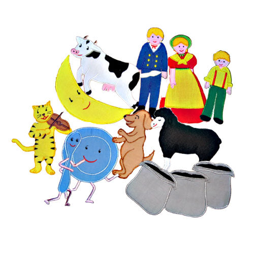 Hey Diddle Diddle ALSO Baa Baa Black Sheep - Felt Board Stories