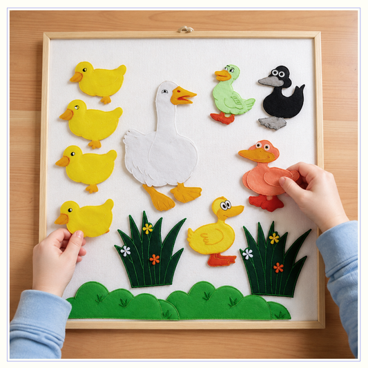 6 Little Ducks -Felt Board Stories