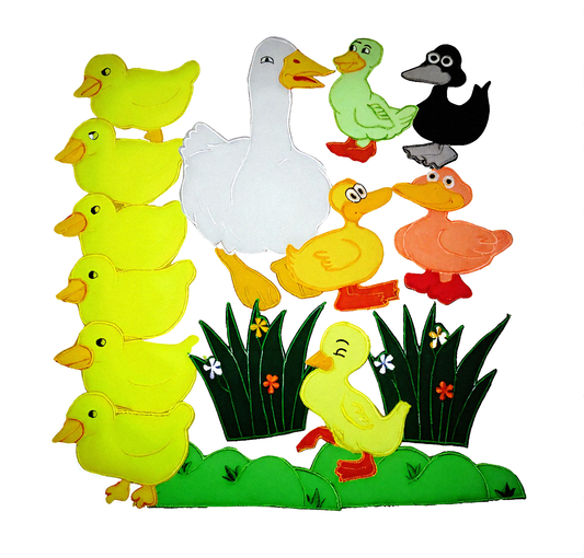 6 Little Ducks -Felt Board Stories