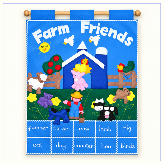 Farm Friends - Fabric Wall Chart