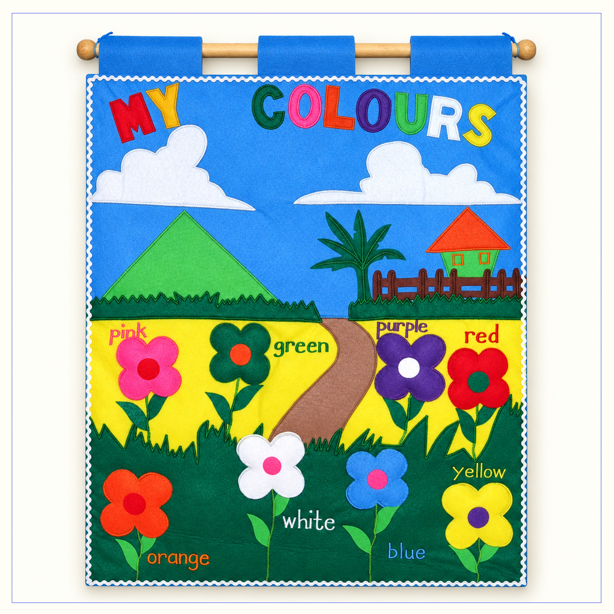 My Colours Chart - Fabric Wall Chart - Colours