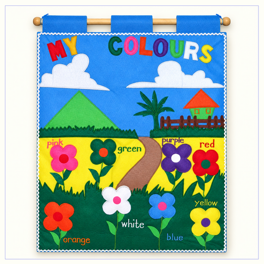 My Colours Chart - Fabric Wall Chart - Colours