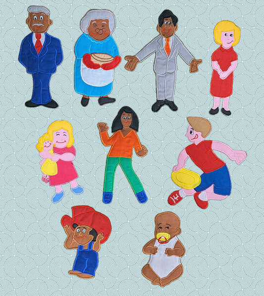 Happy Family (Small) – Felt Board Story