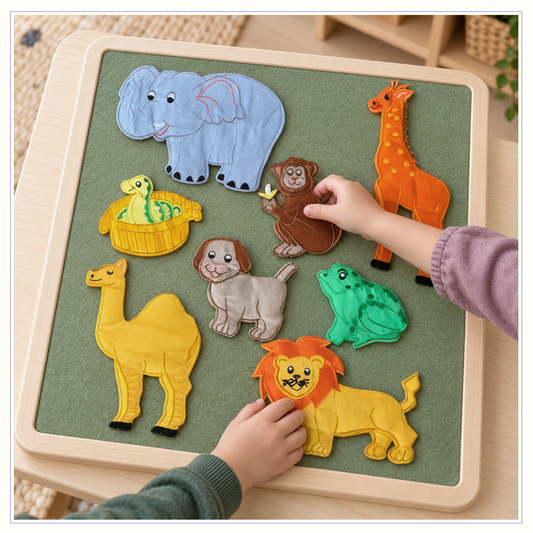 Animals at the Zoo - Felt Board Story