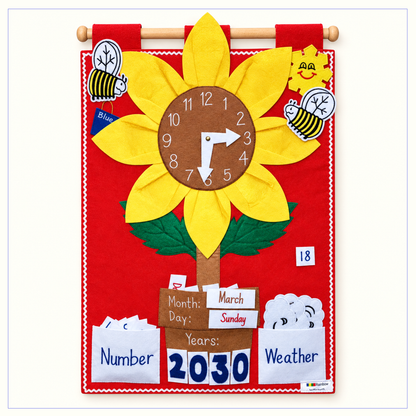 Sunflower Activity - Fabric Wall Chart