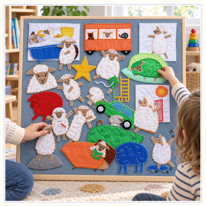 Where is The Green Sheep? - Felt Board Story