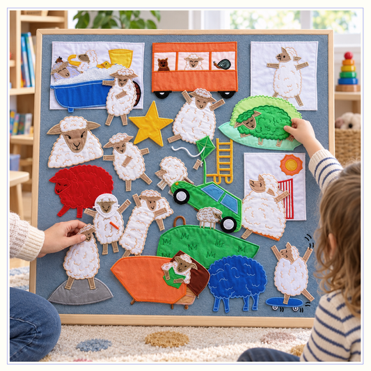 Where is The Green Sheep? - Felt Board Story