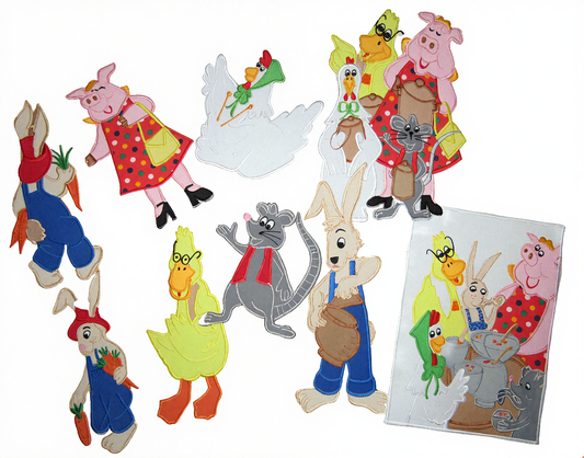 Mr Bunny's Carrot Soup - Felt Board Story - Sharing