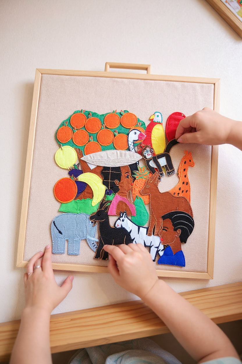 Handa's Surprise - Felt Board Story - Multi Cultural