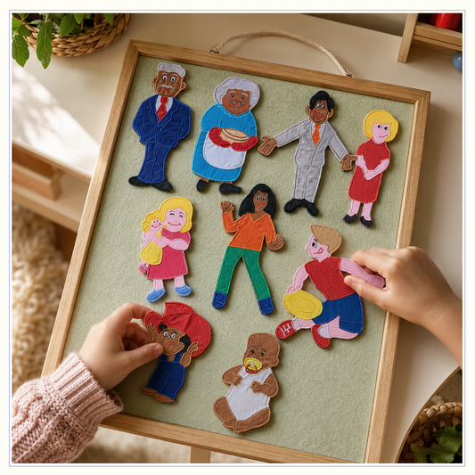 A Multi-Cultural Family - Felt Board Stories