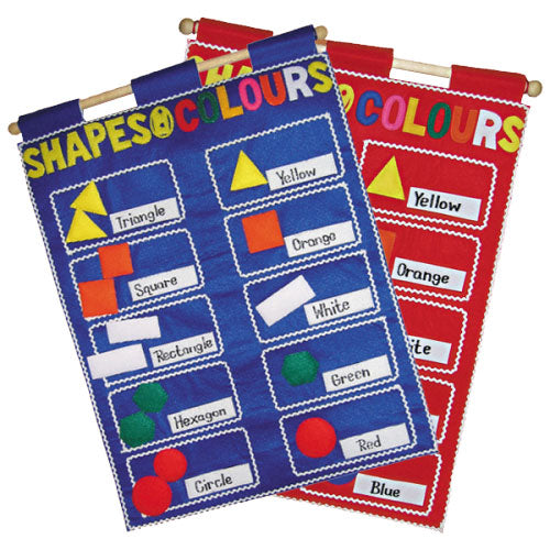 Shapes & Colours - Fabric Wall Chart