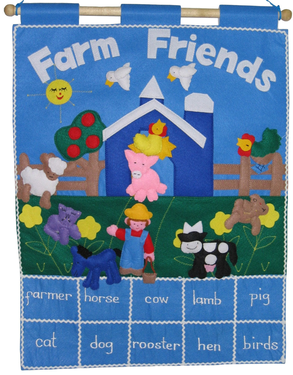 Farm Friends - Fabric Wall Chart