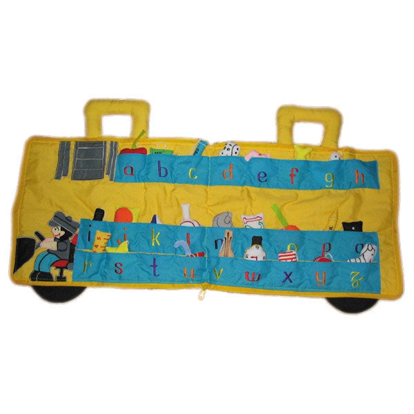 Buy Pockets of Learning My ABC Animal Train Travel Bag, Activity Busy Book  for Toddlers and Children for Children, Alphabet Quiet Book Online at  desertcartINDIA