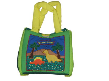 Dinosaur Park - Fabric Book/Bag for Toddlers